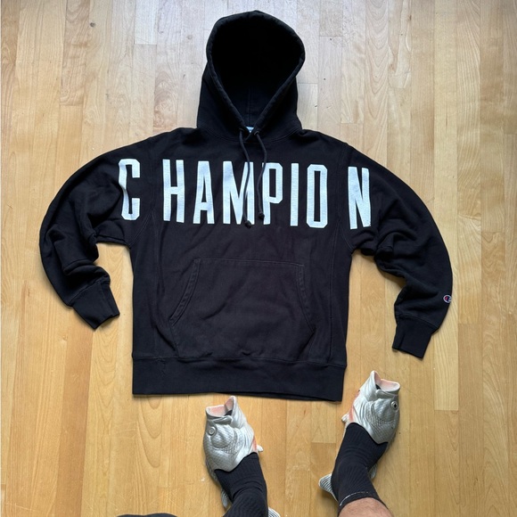 Vintage Champion Reserve Weave Hoodie Big Special Logo 90S - Picture 2 of 7